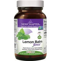 New Chapter Mood Support Supplement - Lemon Balm for Mood Support + Sleep Aid + Stress Relief + Non-GMO Ingredients - 30 ct Vegetarian Capsules