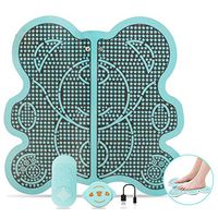 Portable Electric Massage Mat,EMS Foot Massager with with 6 Modes & 15 Intensity Levels,EMS Intelligent Physiotherapy Massage Instrument