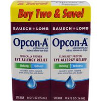 Opcon-A Eye Drops 15 ml (Pack of 4 Twin Packs)
