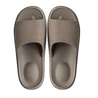 Happylife Massage Foam Bathroom Slippers Spa Shower Sandal Premium Massage Flip Flops for Mens/Womens,Coffee,9.5/10Men