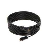 12ft S/PDIF Toslink Cable, Slim Design Audio Digital Optical Fiber Optic Premium Cord, Male to Male (12FT)