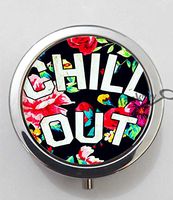 BlackKey Chill Out Chillout 3-Compartment Decorative Pocket Gift Box Case Organizer for Pill, Color 1 -1061