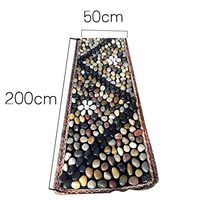 Foot Massage mat pad Plantar fascitis Reflexology Natural Cobblestone Foot Massage Cushion Mat Pebbles Pedicure Foot pad Stone Finger