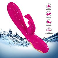 Powerful Wand Massager with 12 Vibrating Patterns, Personal Full Body Massager, Silicone Therapy Massager Cordless for Muscle Aches and Sports Recovery (Pink)