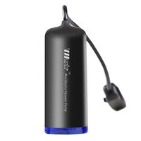 Fine Vacuum Sealer for Vacuum Storage Bags, Pumpdown and Deflation Dual Use Mini Electric Pump to Keep Food Fresh, Space Saving for Home Travel (Black)