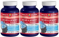 St John Wort Extract - Brain and Memory Booster - Support Cognitive Performance (3 Bottles)