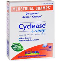 Boiron Cyclease Cramp - for Discomfort, Aches and Cramps - Homeopathic - 60 Quick Dissolving Tablets (Pack of 2)