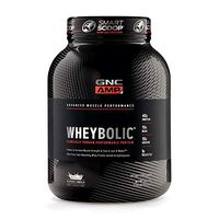 GNC AMP Wheybolic Whey Protein Powder - Classic Vanilla, 25 Servings, Contains 40 Protein, 15g BCAA, and 10g Leucine Per Serving