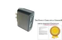 UPBRIGHT Dual USB Travel Wall Charger Power Supply for Netgear PTV3000 PTV3000-100NAS OTV3000 Push2TV Wireless Display (excluding USB Cable)