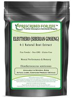Eleuthero - 4:1 Natural Root Powder Extract (Eleutherococcus senticosus), 5 kg