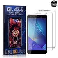 Bear Village Screen Protector for Huawei Honor 7, Scratch Resistant 9H Hardness, Ultra Thin Tempered Glass Screen Protector Film for Huawei Honor 7, 2 Pack