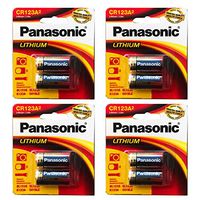 4pc Panasonic 2pk CR123 2/3A 3V Lithium Batteries SF123 SF123A SF123A1 ULCR123R