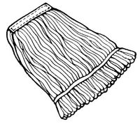 Blue Comet Blend Wetmop Head - Ast34bl Lge Blue Wash Wetmop