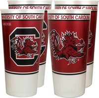 South Carolina Gamecocks 24 oz Souvenir Cups - 4/pkg.