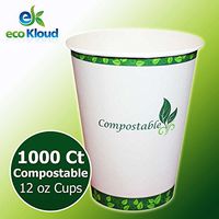 Eco Cloud Hot or Cold Cups 12 oz, 1000-count
