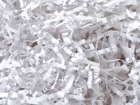 4oz Bag Heavy Duty White Gift Basket Shred Crinkle Paper Grass Filler Bedding nfLG -1755