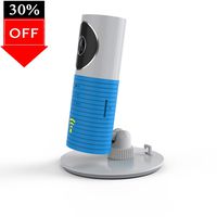 LUOYINAN Surveillance Monitoring Camera with Microphone Speaker Wired Webcam for Web, iOS, Android Blue