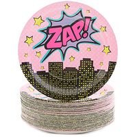 Super Hero Party Decorations, Disposable Paper Plates (9 in., 80 Pack)