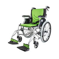 ChenCheng Wheelchair, Aluminum Alloy Wheelchair, Elderly Disabled Scooter, Lightweight and Portable, Folding Back Medical Supplies