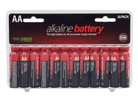Monoprice AA Alkaline Battery 24-Pack
