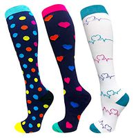 Compression Socks for Women & Men(1/3/7/8 PACK) - Best for Running,Medical,Nurse,Travel,Cycling-20-30mmHg
