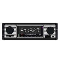 Accreate Bluetooth Vintage Car Radio MP3 Player Stereo USB AUX Classic Car Stereo Audio