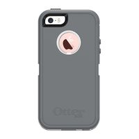 OtterBox DEFENDER SERIES Case for iPhone 5/5s/SE - Frustration FreePackaging - GLACIER (WHITE/GUNMETAL GREY)