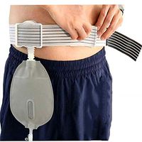 Belt Type Urinary Ostomy Pocket, Ostomy Bags with Closure for Colostomy Ileostomy Stoma, No Need to Paste for Colostomy Care Bladder Full Cut Waist Side Urine Bag