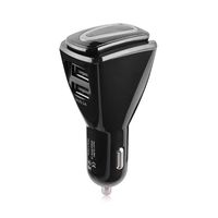 Wireless Bluetooth 4.1 Car Headset Driving Earbuds, Earphone Car Charger, Support Hands-Free Call & Smartphones USB Charger for iPhone Samsung, and All Bluetooth-Enabled Devices