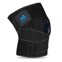 BLUE PINE Knee Support – Breathable Neoprene Adjustable Knee Brace, Non-Slip Open Patella Stabilizer for Fitness, Sports and Recovery, KB 02
