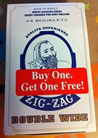 Zig Zag Double Wide Rolling Paper Box of 24 Booklets
