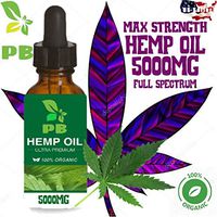 Hemp Oil - 5000MG- MAX Strength - Peppermint - 1OZ - Anxiety