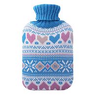 2L Washable Soft Cover Fashion Safe Hot Water Bottle Bag-A04