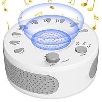 White Noise Sound Therapy Machine for Sleep, 9 Natural Smoothing and Relaxing Sounds, Playing All Night Or 3 Timer Option, Battery Or USB Operated, Perfect for Baby, Insomnia & Tinnitus Sufferers