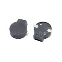 uxcell 2Pcs DC 2-4V 9032 9mm x 3.2mm SMD Electromagnetic Passive Buzzer Black