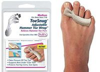 Pedifix ToeSnug Toe Buttress Loop Pad Crooked Bent Hammer Toe Comforter Corrector Splint Small P8163-S Made in USA
