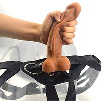 Bibida Long Pěggíng Strǎp-on Massager for Coǔples for Beginner,Pěggíng Strǎp-on Belt for Women