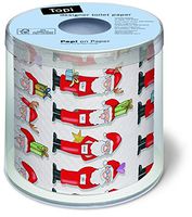Christmas Toilet Paper Santa TOPI Designer Toilet Paper