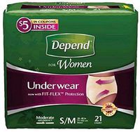 6912537PK - Depend Super Absorbency Underwear for Women Large
