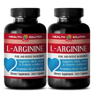 L-arginine Formula - L-ARGININE 500MG - Increase Endurance (2 Bottles)