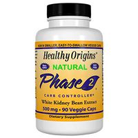 Healthy Origins Phase 2 Carb Controller 500 mg, 90 Veggie Caps