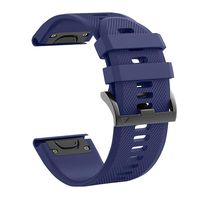 hellosy Soft Silicone Band Compatible with Garmin Fenix 5X Band/Garmin Fenix 3 Band/Garmin Fenix 5X Plus Band/Garmin Fenix 3 hr Band. （Dark Blue） ...