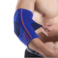 COYUE Elbow Brace Compression Sleeve for Tennis Elbow, Weightlifting, Basketball, Joint Pain Relief, Workout - Wear Anywhere - Best Choice for Men, Women(1 Pair)