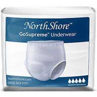NorthShore GoSupreme Pull-On Incontinence Underwear, X-Large, Pack/14