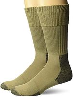 Dr. Scholl's Men's Diabetes and Circulatory Advanced Relief Crew Socks 2 Pair, Khaki, Shoe Size: 7-12 (Large)