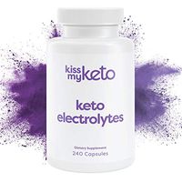 Kiss My Keto Electrolyte Supplement — Replenish Electrolyte Pills | 240 Capsules | Ketogenic Salt Tablets Electrolyte Replacement Complex with Himalayan Pink Salt, Calcium, Magnesium, Potassium & Zinc