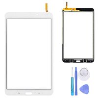 SPHENEL Digitizer Touch Screen for Samsung Galaxy Tab 4 8.0 T330 T337A T337T T337V WiFi Version (White, Without Earpiece Hole)