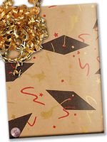 30" X 15' Graduation Caps Gift Wrap