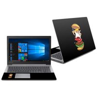 MightySkins Skin Compatible with Lenovo Ideapad 330 15" (2018) - Hamburger Cat | Protective, Durable, and Unique Vinyl Decal wrap Cover | Easy to Apply, Remove, and Change Styles | Made in The USA