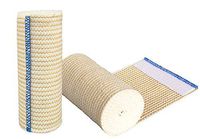 GT Cotton Elastic Bandage Wrap (4" Wide, 2 Pack) with Hook and Loop Fasteners at Both Ends | Latex Free Hypoallergenic Compression Roll for Ankle Knee Wrist Sprains, Foot Elbow Shoulder Head Injuries